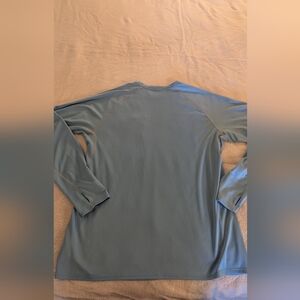 Patagonia Active Sport Long Sleeve Blue Shirt Men’s Large Lightweight Small Snag